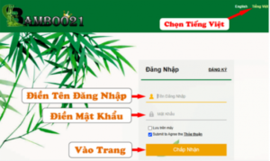 Đăng nhập vào trang nhà cái bamboo21