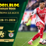 Soi kèo Monaco vs Benfica, 3h00 ngày 28/11/2024