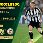 Soi kèo Newcastle vs Bromley, 22h00 ngày 12/1/2025